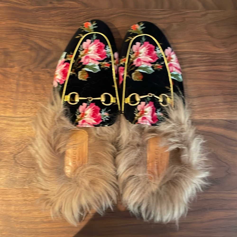Gucci Princetown Slides 38 1/2